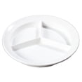 thumbnail image 1 of Carlisle KL20302 Kingline White 3-Compartment Plate - Dozen, 1 of 7