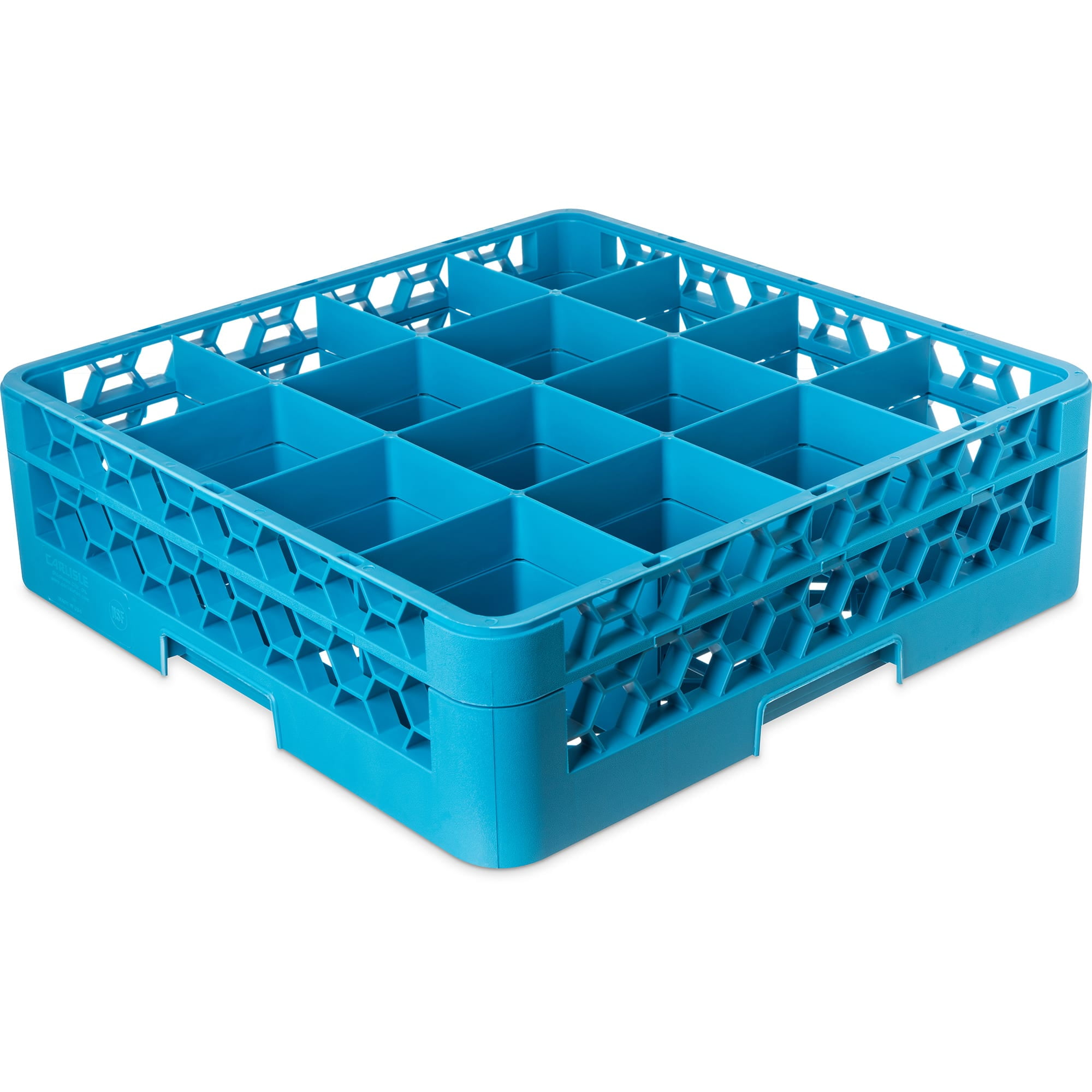 Blue Stackable Plastic Commercial Glass Rack with Extender