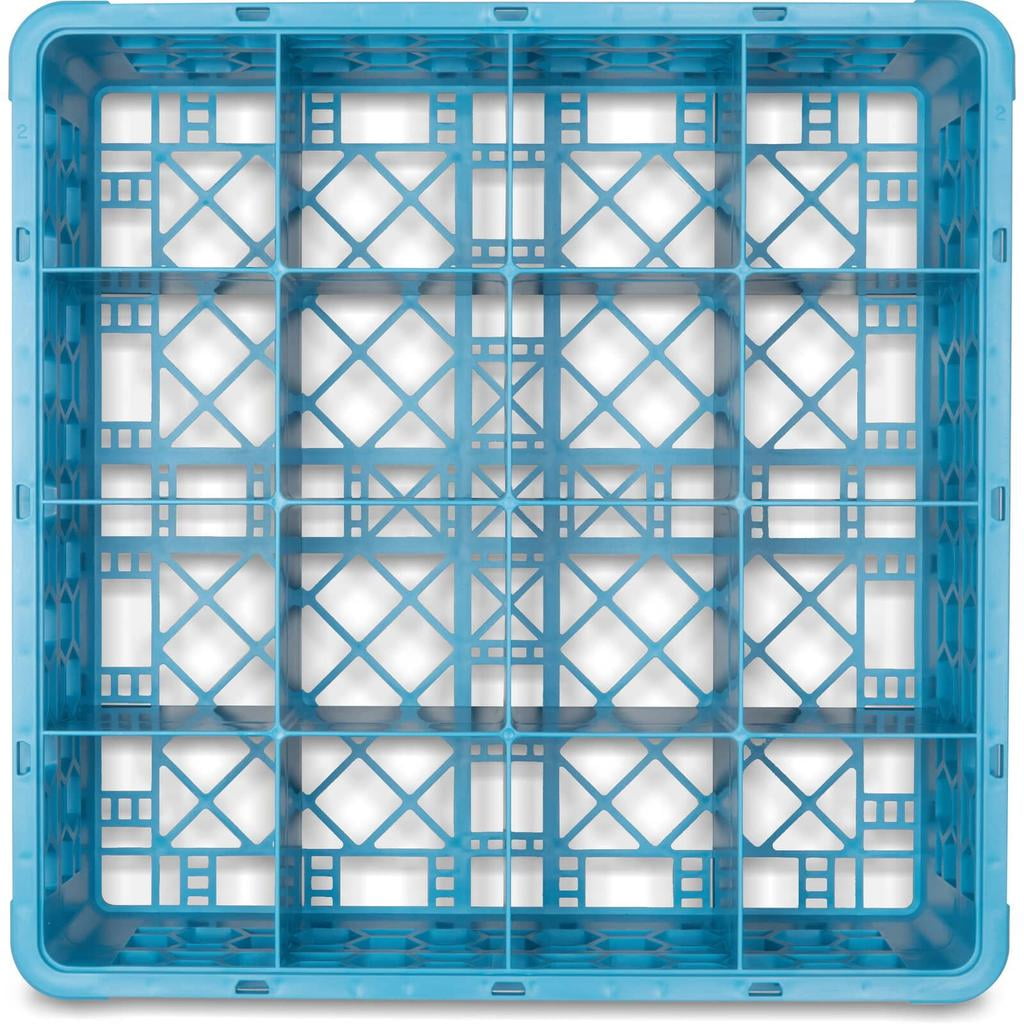 Blue Stackable Plastic Commercial Glass Rack with Extender