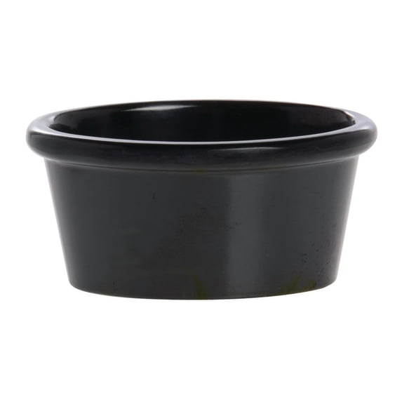 Carlisle Ramekin 2 oz Oval Black Melamine (S31003)