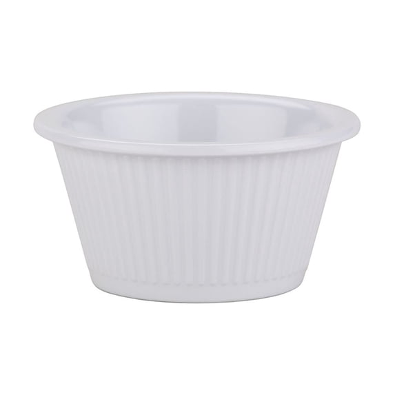 Carlisle S29202 White Fluted 2 Ounce Ramekin - 48 / CS