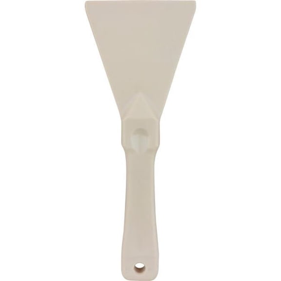 Carlisle Sanitary Maintenance B3112783 3 in. Sparta Handheld Plastic Scraper, Tan