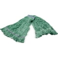 thumbnail image 1 of Carlisle Sanitary Maintenance B3127943 4-Ply Looped End Mop with 1 in. Blue Band, Green - Extra Large, 1 of 1