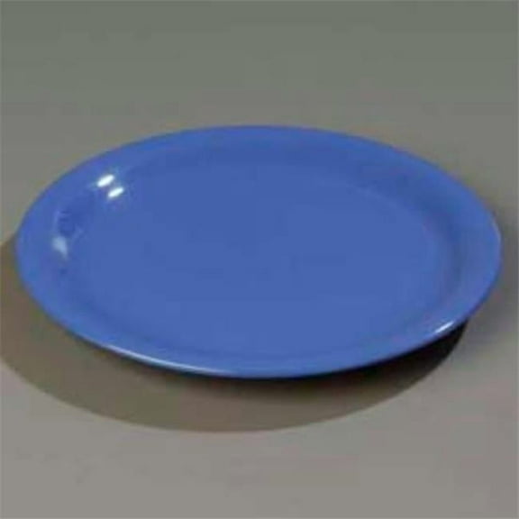 Carlisle Sanitary Maintenance B624772 9 in. 3300414 - Sierrus Dinner Plate - Narrow Rim - Ocean Blue