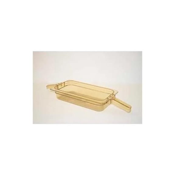 Carlisle Sanitary Maintenance B1189360 Food Pan with 2 Handle - 12.812 x 6.937 in. - Yellow