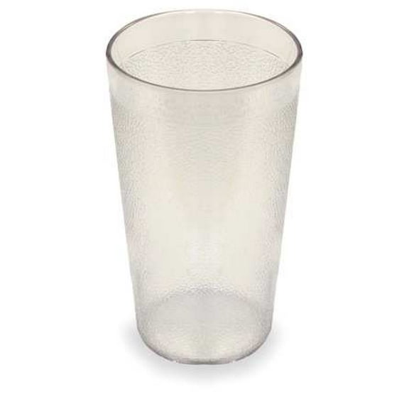 Carlisle Stackable SAN Plastic Tumbler, 16oz, Clear