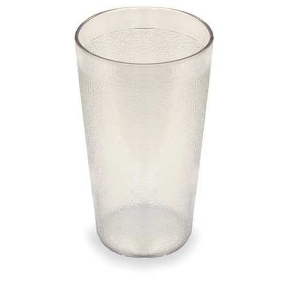 Carlisle Stackable SAN Plastic Tumbler, 16oz, Clear
