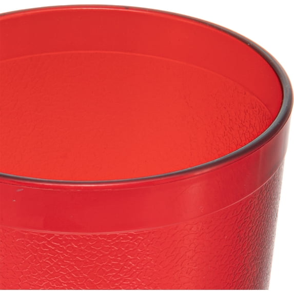 Carlisle Stackable SAN Plastic Tumbler 24 oz - Ruby