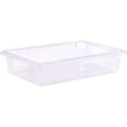 thumbnail image 1 of 18 in. x 26 in. x 6 in. 8.5 gal. StorPlus Polycarbonate Plastic Food Storage Container - Clear, 1 of 2