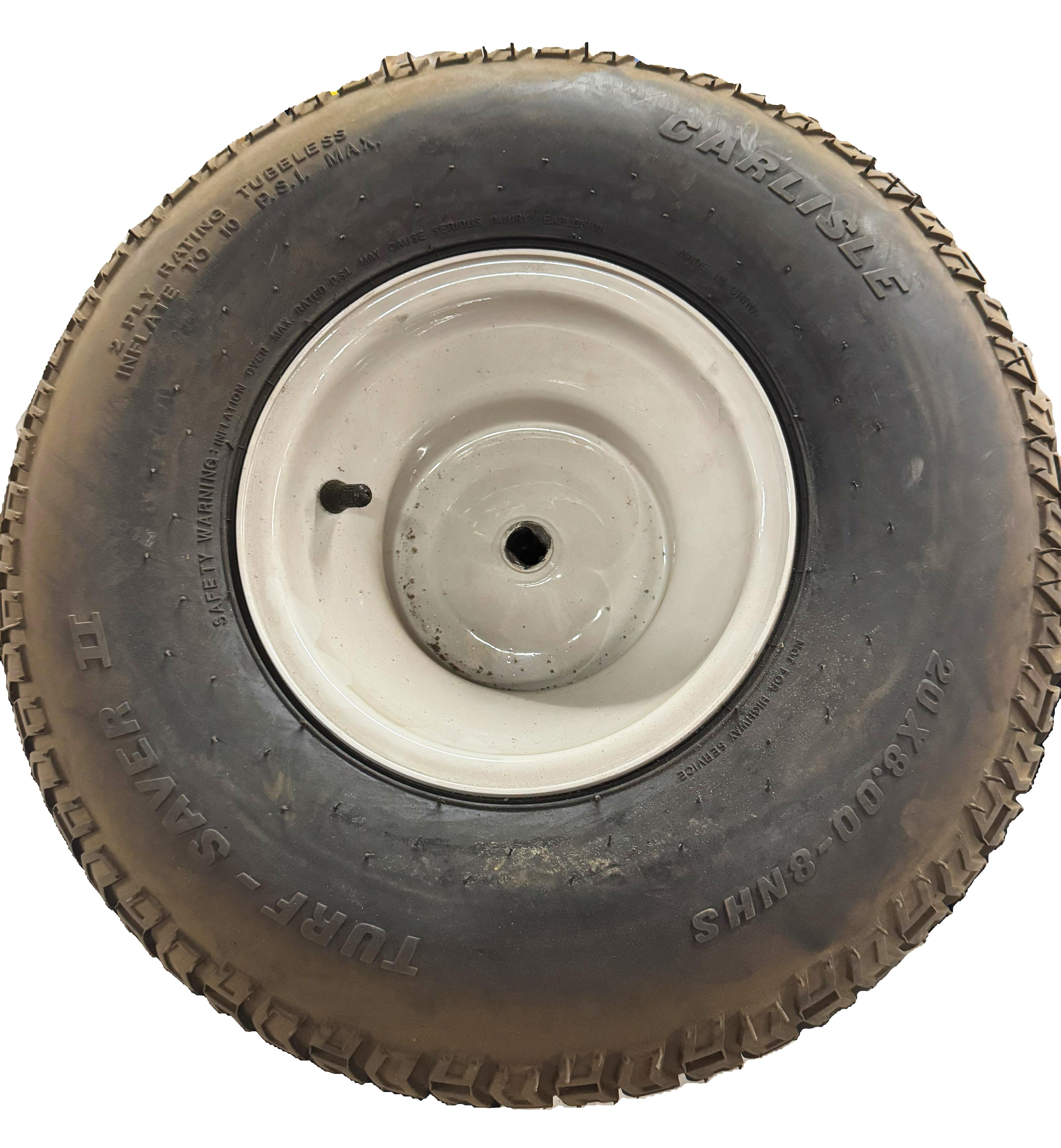 Carlisle Turf Saver Lawn & Garden Tire - 20X8-8NHS with RIM