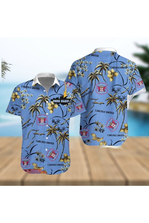 Carlisle United Hawaiian Shirt Custom Name Trending For Men Women Gift Summer title