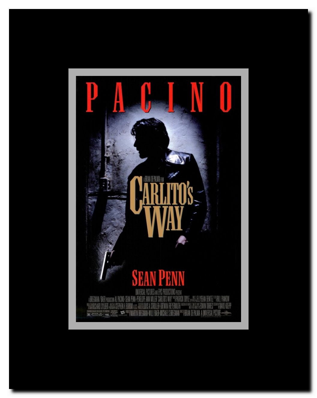 Carlito's Way Framed Movie Poster