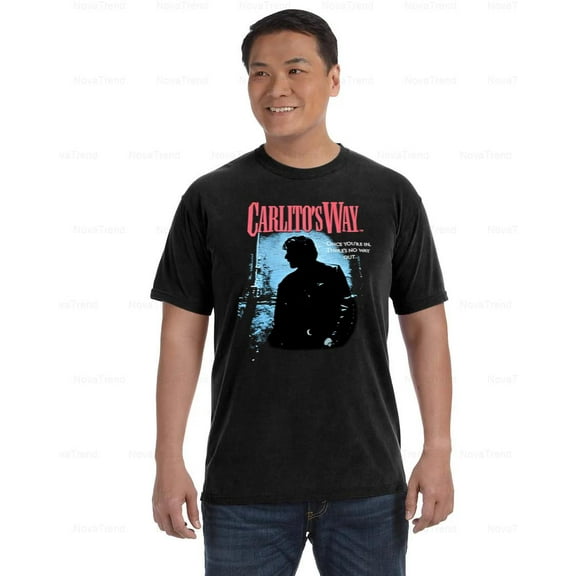 Carlito's Way Movie Tribute Comfort Color T-Shirt in Retro Graphic Style, Unisex, up to size 4XL