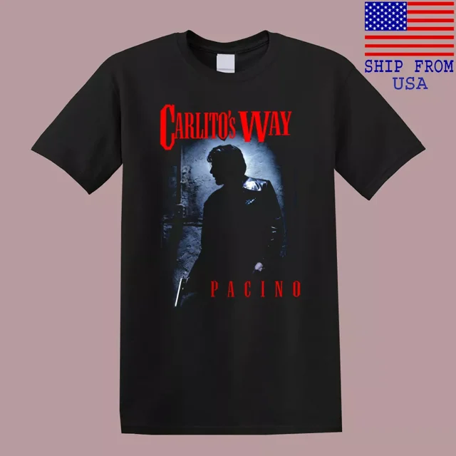 Carlito's Way Pacino Movie Men's Black T-Shirt Size S-5XL - Walmart.com