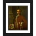 thumbnail image 1 of Carlo Amalfi 15x18 Black Ornate Wood Framed Double Matted Museum Art Print Titled - Portrait of an Architect, 1 of 5