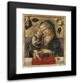 thumbnail image 1 of Carlo Crivelli 12x14 Black Modern Framed Museum Art Print Titled - Madonna and Child (C. 1490), 1 of 5
