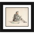 thumbnail image 1 of Carlo Dalgas 23x20 Black Ornate Framed Double Matted Museum Art Print Titled: Reading Soldier (1848 - 1850), 1 of 5