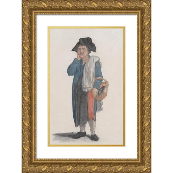 Carlo Lasinio 11x14 Gold Ornate Wood Frame and Double Matted Museum Art Print Titled - Babo Giorgio (C. 1790)