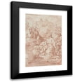 thumbnail image 1 of Carlo Maratti 13x18 Black Modern Framed Museum Art Print Titled - Vision of St. Philip Neri (C. 1673-75), 1 of 5