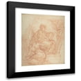 thumbnail image 1 of Carlo Maratti 20x24 Black Modern Framed Museum Art Print Titled - Seated Allegorical Figure of Divine Wisdom (1674-77), 1 of 5