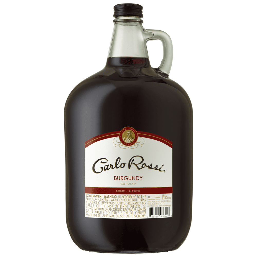 Carlo Rossi Burgundy Red Wine, 4L Bottle