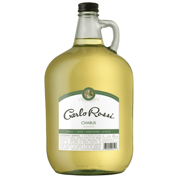 Carlo Rossi Chablis White Wine, 4L Bottle