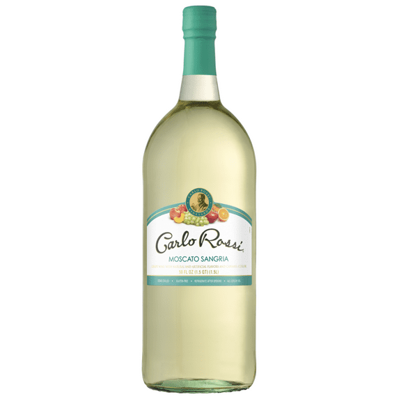 Carlo Rossi Moscato Sangria White Wine, 1.5L Bottle