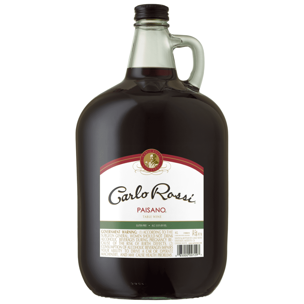 Carlo Rossi Paisano Red Wine, 4L Bottle