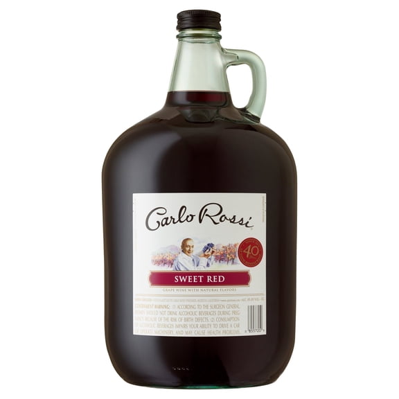 Carlo Rossi Sweet Red Wine, 4L Bottle