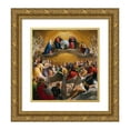 thumbnail image 1 of Carlo Saraceni 12x13 Gold Ornate Wood Frame and Double Matted Museum Art Print Titled - Paradise (ca. 1598), 1 of 4