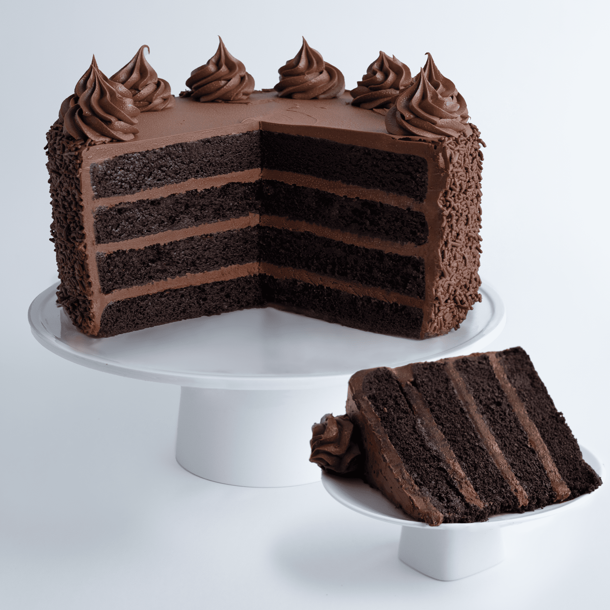 Carlo’s Bakery Cake Boss Chocolate Fudge Cake, Large 10” Size Serves