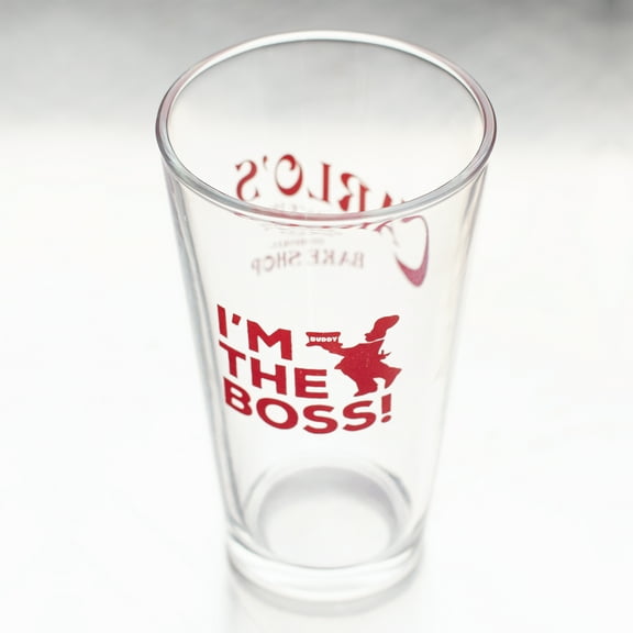 Carlo's Bakery Pint Glass - Classic and Durable - Perfect for Refreshing Beverages - Ideal for Home Bar or Gift - Dishwasher Safe