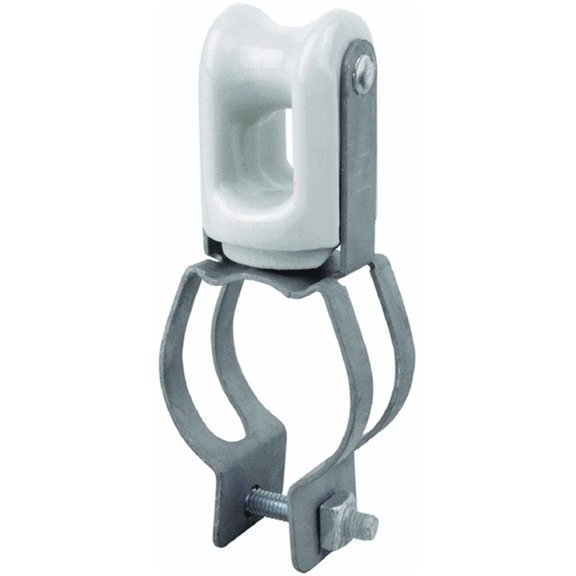 Carlon 1-1/4 In. to 1-1/2 In. Pipe Mount Porcelain & Steel Wire Holder W31