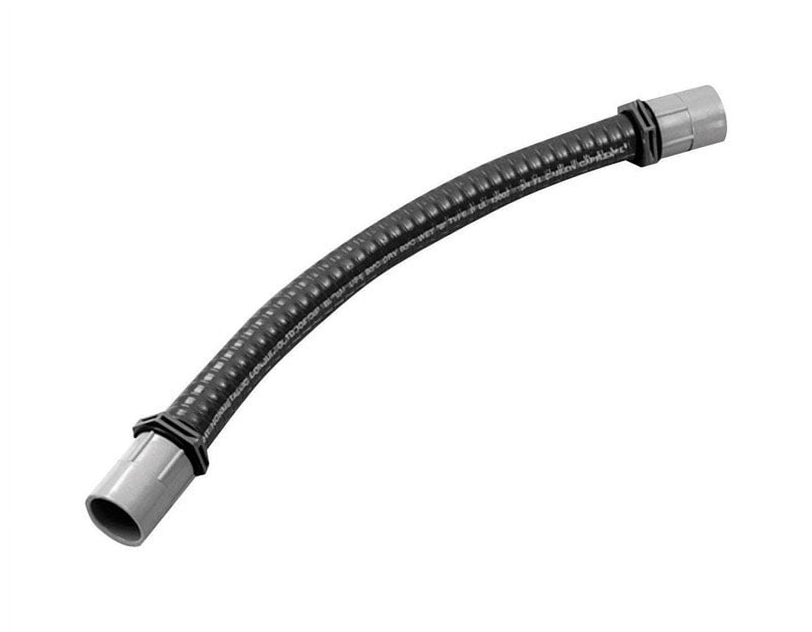 Carlon 1/2 Inch Black Flexible PVC Electrical Conduit Elbow