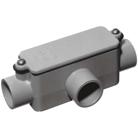 Carlon E983D-CTN PVC Access Fitting, Type T, 1/2-In. - Quantity 8