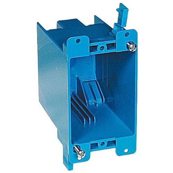 Carlon 1-Gang 20 cu. in. Blue PVC Old Work Electrical Switch and Outlet Box