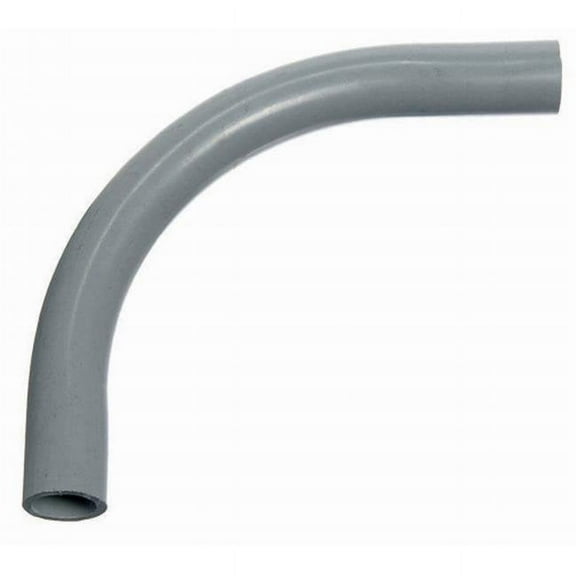 ABB Carlon PVC Elbow UA9AJCAR - 90 Degree, Schedule 40, Durable - 2 In, Gray