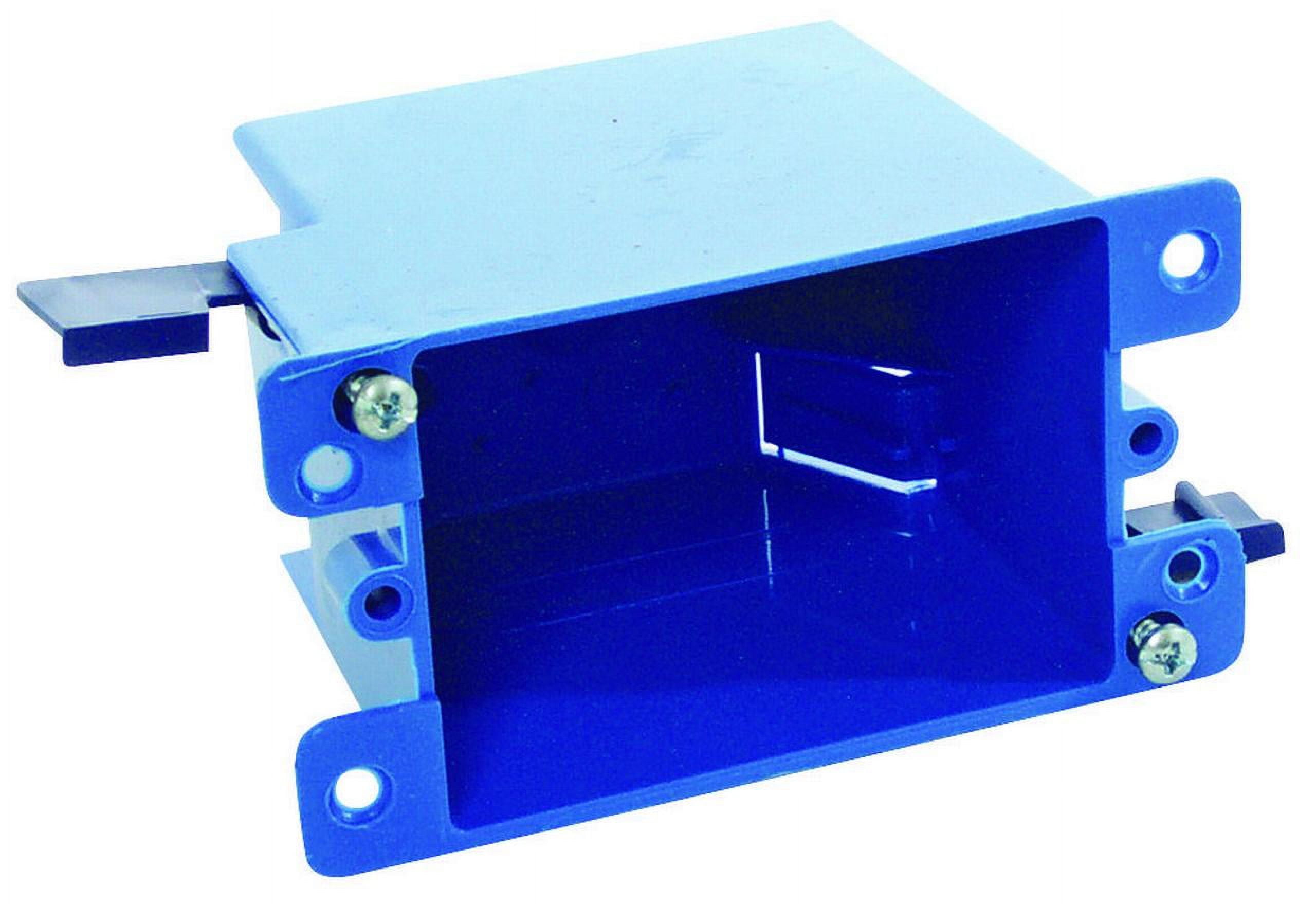 Carlon, PVC Switch Box, 14 Cu-in, 1-Gang, Blue, UL Listed - Walmart.com