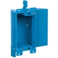 thumbnail image 1 of Thomas & Betts Work Outlet Box Single Gang Blue - PVC, Old Work - 1 Gang, 3.64 x 4.07 x 2 In, 1 of 1