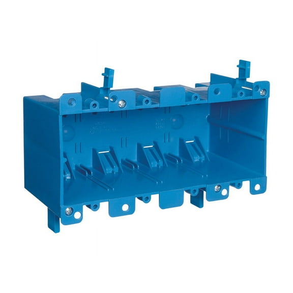 Carlon 4-Gang PVC Molded Old Work Wall Box B468R