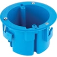 thumbnail image 1 of Carlon B618RR Ceiling Box, 4-1/4 in W, 4-1/4 in D, 2-5/8 in H, 1 -Gang, Polycarbonate, Blue, 1 of 2