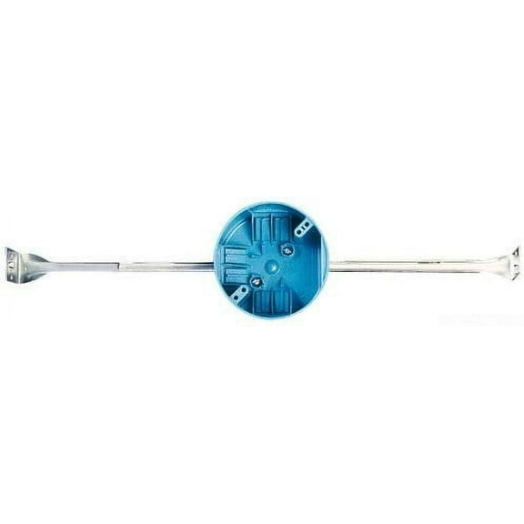 Carlon B620K Ceiling Fan Box, New Work, 4-Inch Diameter by 2-1/4-Inch Depth, Blue