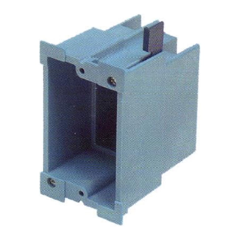 Carlon SuperBlue 1-Gang Thermoplastic Molded Wall Box BH118R