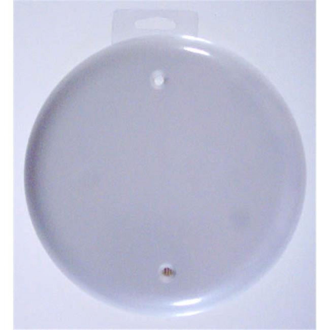 Carlon CPC4WH Ceiling Fan Box Cover, Round, Blank, 4Inch Diameter