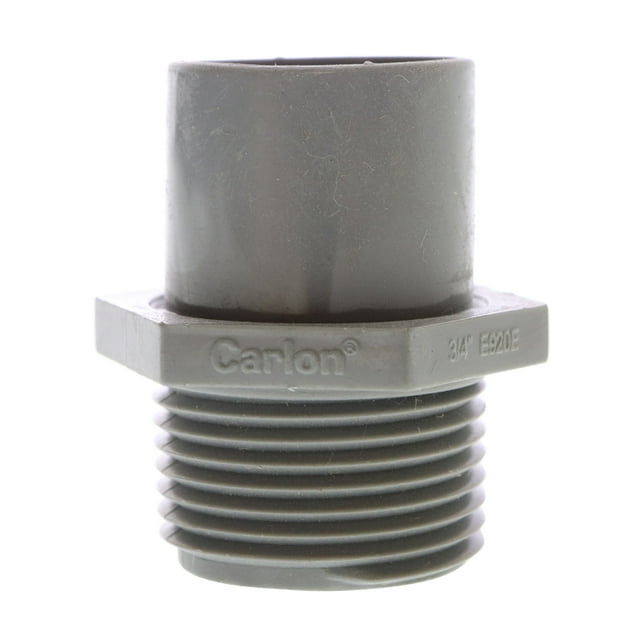 Carlon E920E PVC Conduit Repair Male Threaded Adapter, 3/4Inch (25