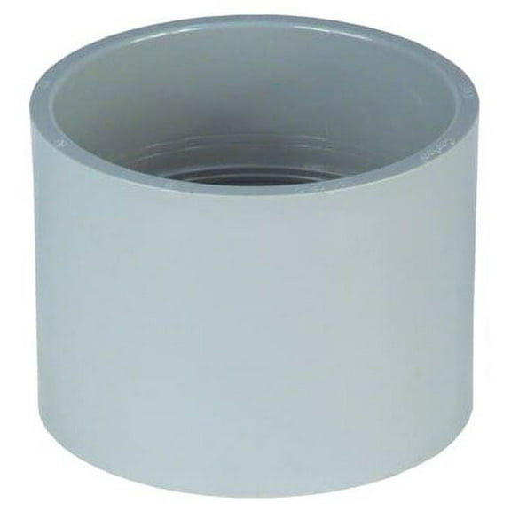Carlon E940N-CAR, 4"", Gray, PVC, Socket End, Standard, Conduit Coupling, 1 pc