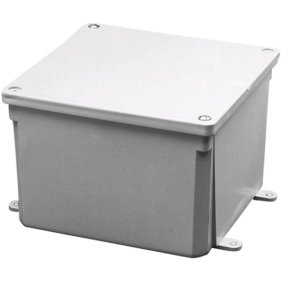 Carlon E989R-Upc Non-Metallic Pvc Conduit Junction Box, 12" X 12" X 6"
