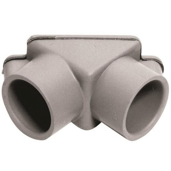 Carlon E990DER-CAR 1/2 In. to 3/4 In. 90 Deg PVC Pull Elbow Gray