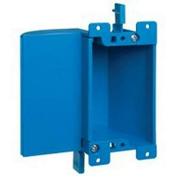 Carlon Lamson & Sessons B117RSW 1 Gang Blue Shallow Work Box