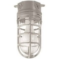 thumbnail image 1 of THOMAS & BETTS/CARLON MCL150C FIXTURE CEIL 1LT WATERPRF CAGE Finish=Aluminum, 1 of 2